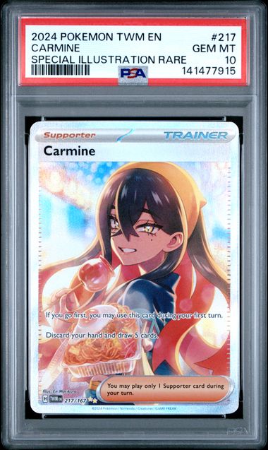 Carmine Special Illustration Rare Twilight Masquerade 217/167 PSA 10