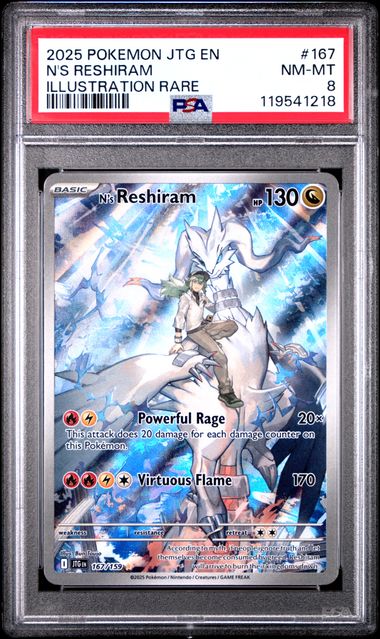 N's Reshiram Journey Together 167/159 PSA 8