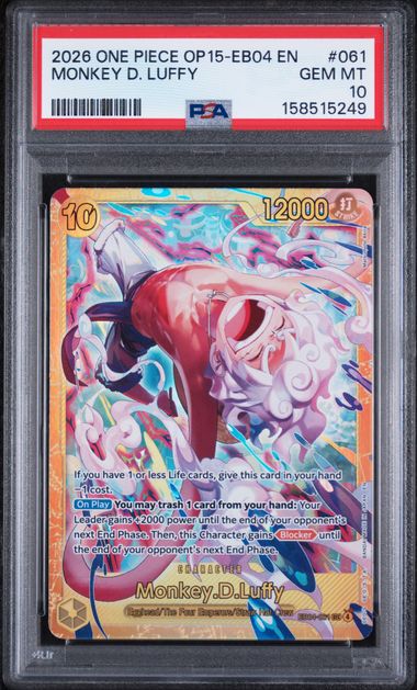 Monkey.D.Luffy Adventure on Kami's Island EB04-061 PSA 10