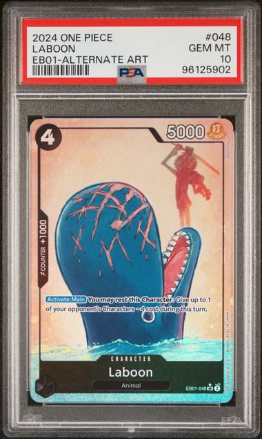 Laboon Alternate Art Eb01-048 PSA 10