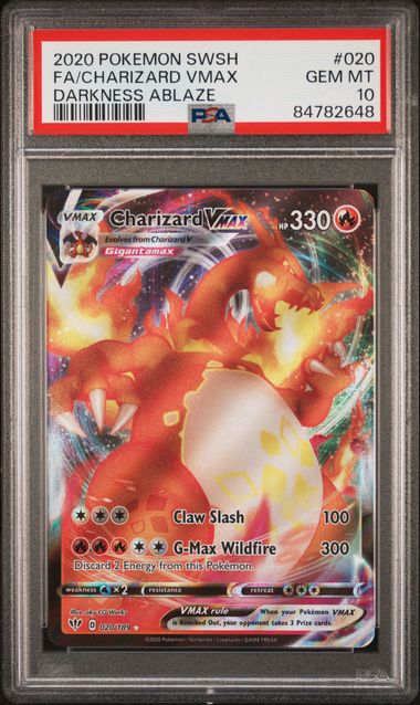 Charizard Vmax Darkness Ablaze 020/189 PSA 10