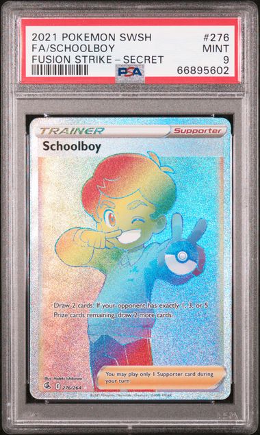 Schoolboy Fusion Strike 276/264 PSA 9