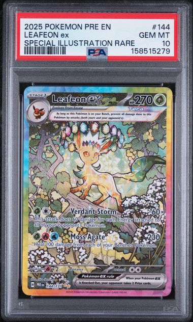 Leafeon EX Special Illustration Rare Prismatic Evolutions 144/131 PSA 10