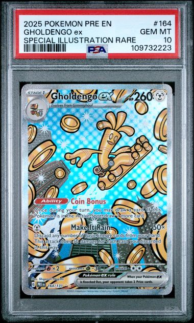Gholdengo ex Prismatic Evolutions 164/131 PSA 10