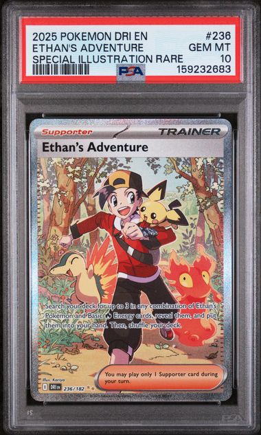 Ethan's Adventure SIR Destined Rivals 236/182 PSA 10
