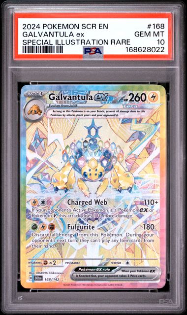 Galvantula ex SIR SV Stellar Crown 168/142 PSA 10