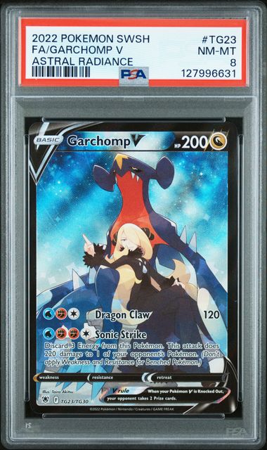Garchomp V Astral Radiance TG23/TG30 PSA 8