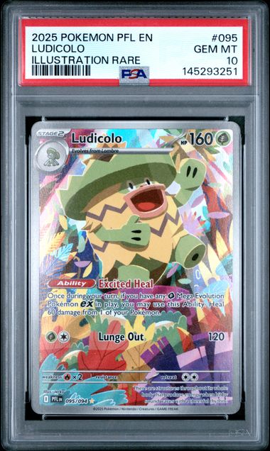 Ludicolo Phantasmal Flames 095/094 PSA 10