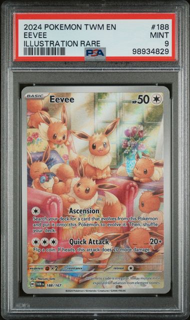 Eevee Twilight Masquerade 188/167 PSA 9