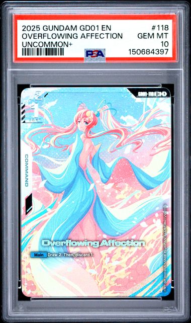 Overflowing Affection Alternate Art GD01-118 PSA 10