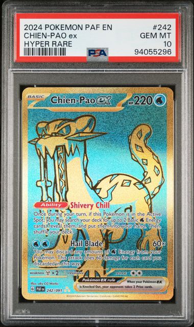 Chien-Pao ex Paldean Fates 242/091 PSA 10