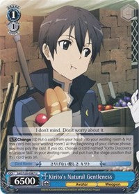 Kirito's Natural Gentleness (SAO/S20-E087 U) - Sword Art Online