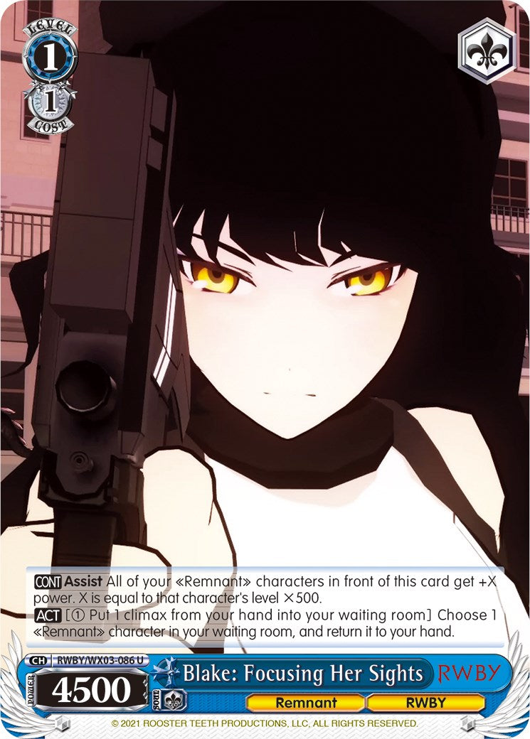 Blake: Focusing Her Sights (RWBY/WX03-086 U) - RWBY