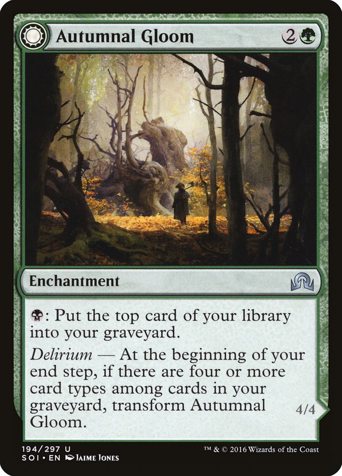 Autumnal Gloom // Ancient of the Equinox (SOI-194) - Shadows over Innistrad: (Double Faced Transform)