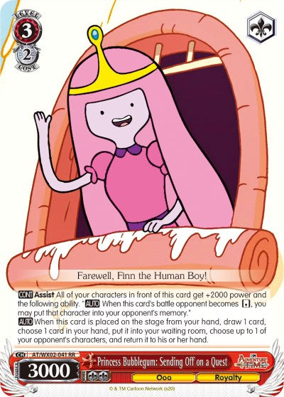 Princess Bubblegum: Sending Off on a Quest (AT/WX02-041 RR) - Adventure Time
