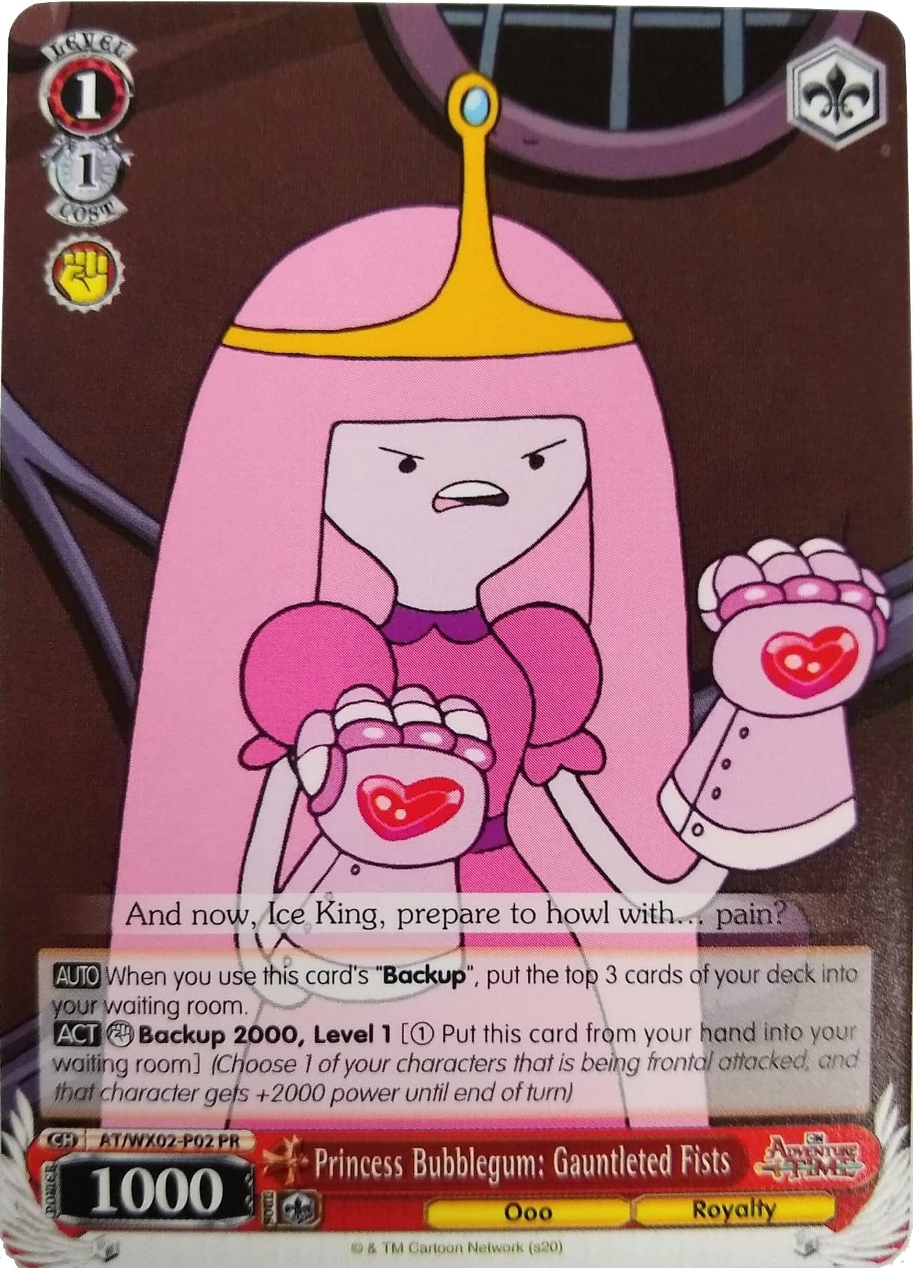 Princess Bubblegum: Gauntleted Fists (AT/WX02-P02 PR) - Adventure Time