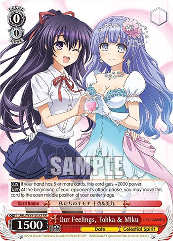 Our Feelings, Tohka & Miku [Date A Live Vol.2]