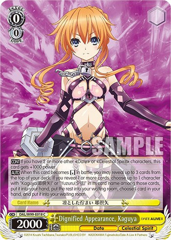 Dignified Appearance, Kaguya (DAL/W99-E018 C) - Date A Live Vol.2