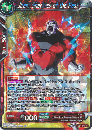 Jiren, Shackles of the Past (DB1-015) [Dragon Brawl]