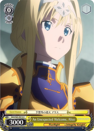 An Unexpected Welcome, Alice (SAO/S65-E014 C) - Sword Art Online -Alicization-