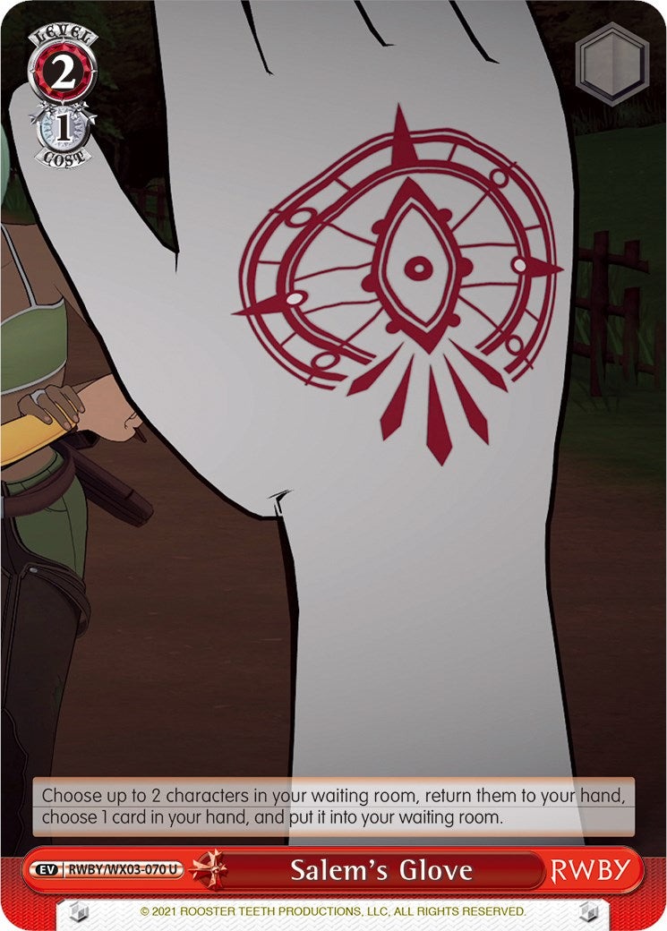 Salem's Glove (RWBY/WX03-070 U) - RWBY