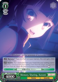 Memory Sharing, Kurami (NGL/S58-E042 C) - No Game No Life