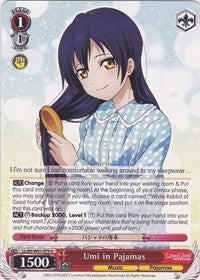 Umi in Pajamas (LL/EN-W01-079 U) - Love Live! DX