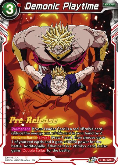 Demonic Playtime (BT15-029) [Saiyan Showdown Prerelease Promos]