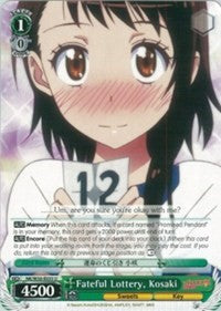 Fateful Lottery, Kosaki (NK/W30-E035 U) - NISEKOI -False Love-