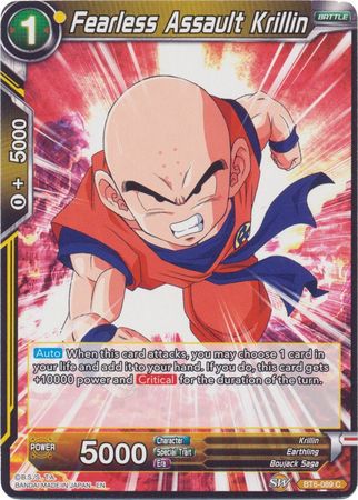 Fearless Assault Krillin (Reprint) (BT6-089) [Battle Evolution Booster]