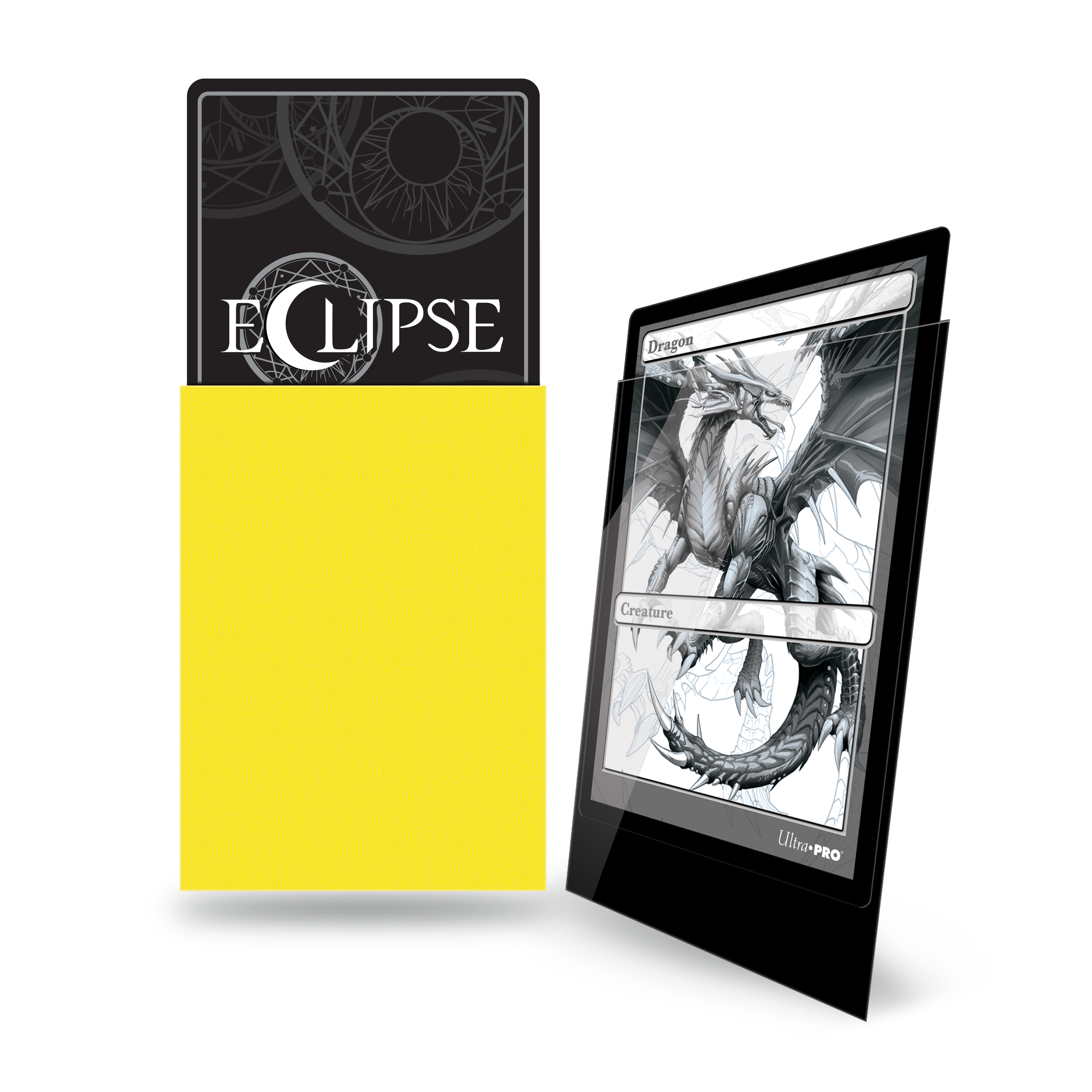 Ultra PRO: Standard 100ct Sleeves - Eclipse Gloss (Lemon Yellow)