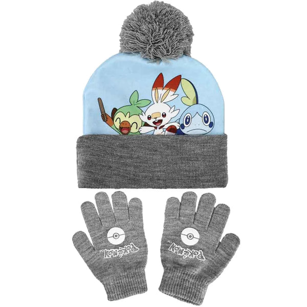 Pokemon: Characters Youth Beanie and Gloves Set