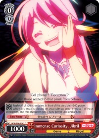 Immense Curiosity, Jibril (NGL/S58-E067 C) - No Game No Life