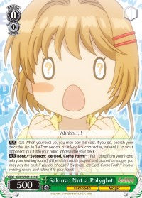 Sakura: Not a Polyglot (CCS/WX01-044 C) - Cardcaptor Sakura: Clear Card