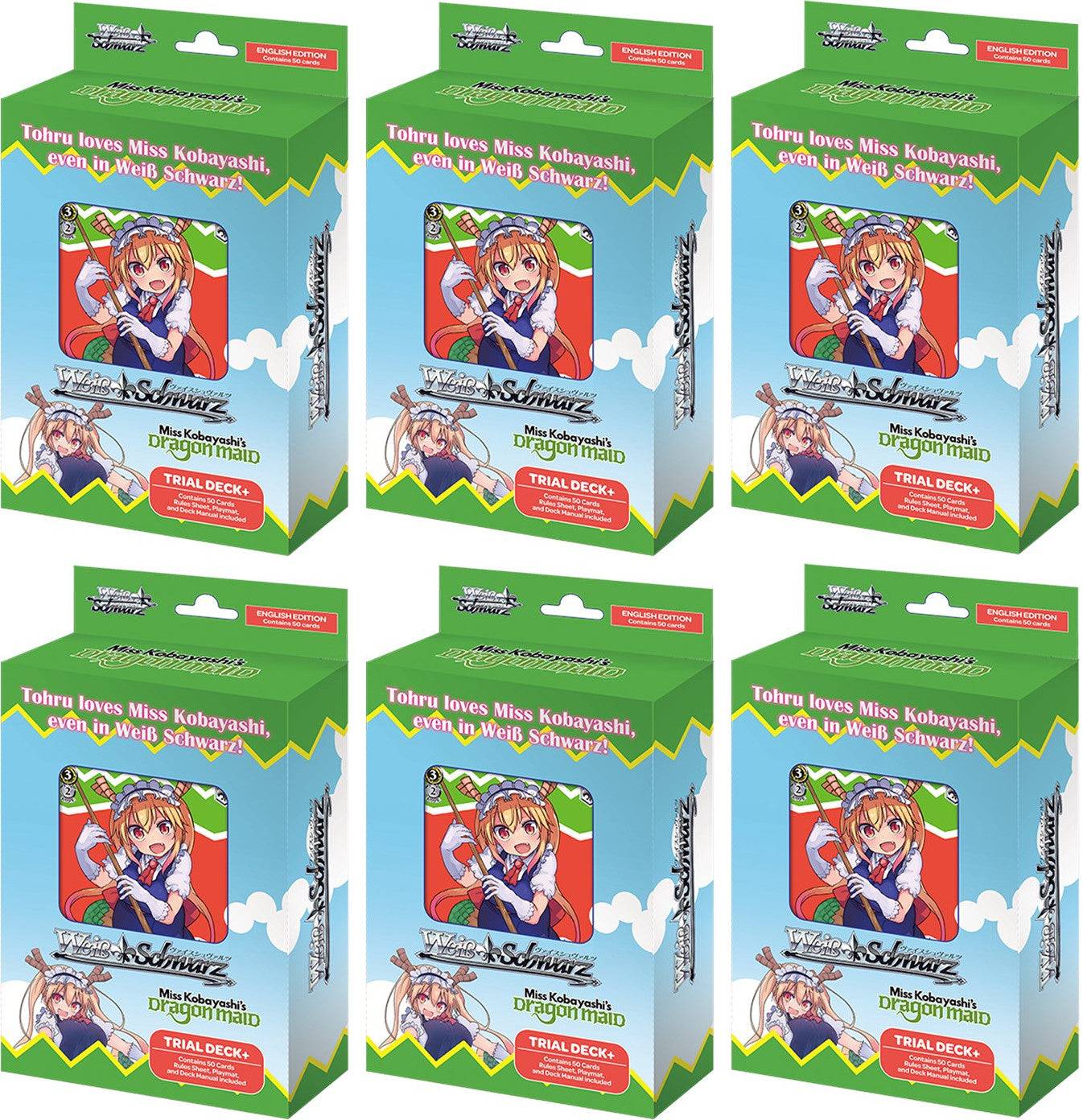 Miss Kobayashi's Dragon Maid - Trial Deck+ Display
