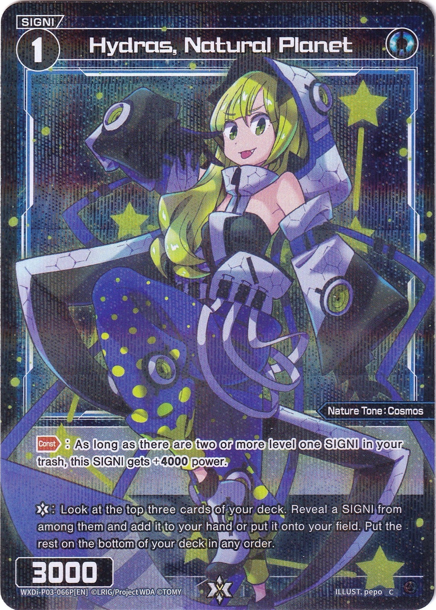 Hydras, Natural Planet (Parallel Foil) (WXDi-P03-066P) [Standup Diva]