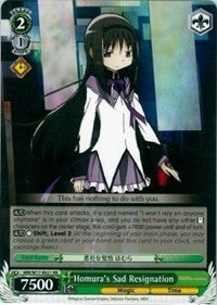 Homura's Sad Resignation (MM/W17-E021 RR) - Puella Magi Madoka Magica