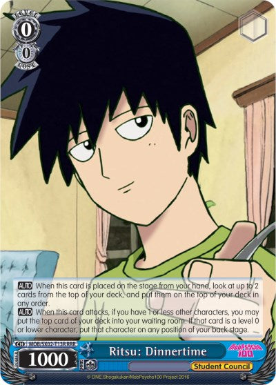 Ritsu: Dinnertime (RRR) (MOB/SX02-T13R RRR) - Mob Psycho 100