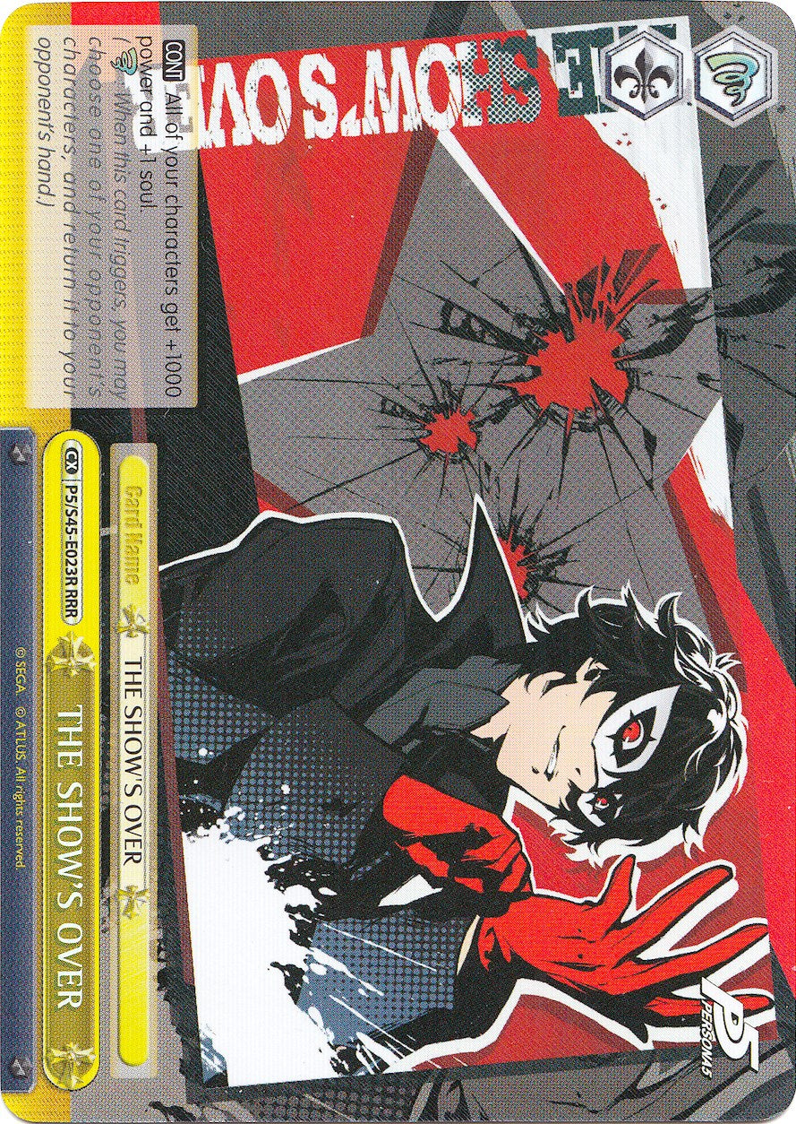 THE SHOW'S OVER (RRR) (P5/S45-E023R RRR) - Persona 5