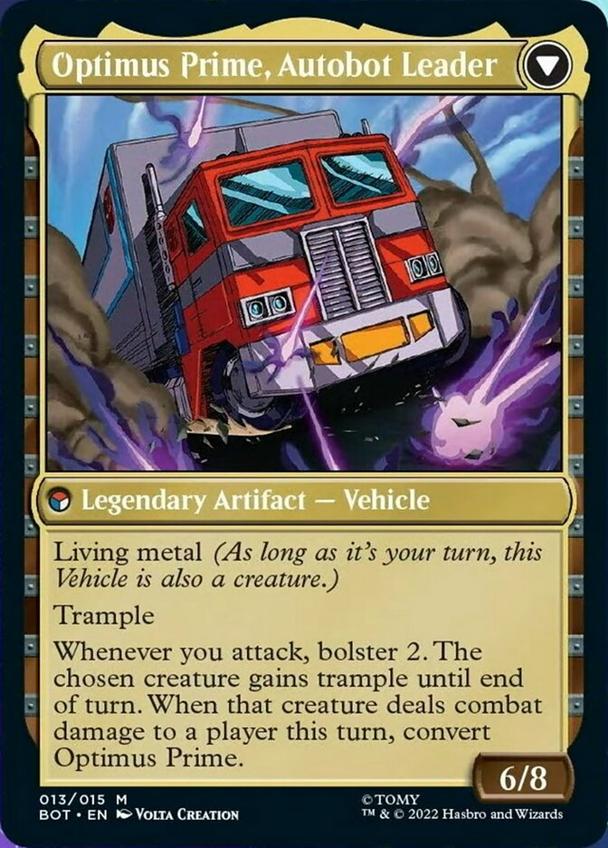Optimus Prime, Hero // Optimus Prime, Autobot Leader (BOT-013) - Transformers: (convertdfc)