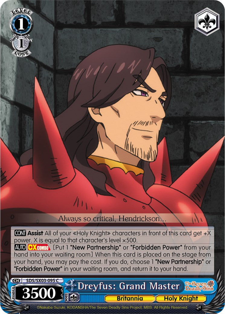 Dreyfus: Grand Master (SDS/SX03-095 C) - The Seven Deadly Sins