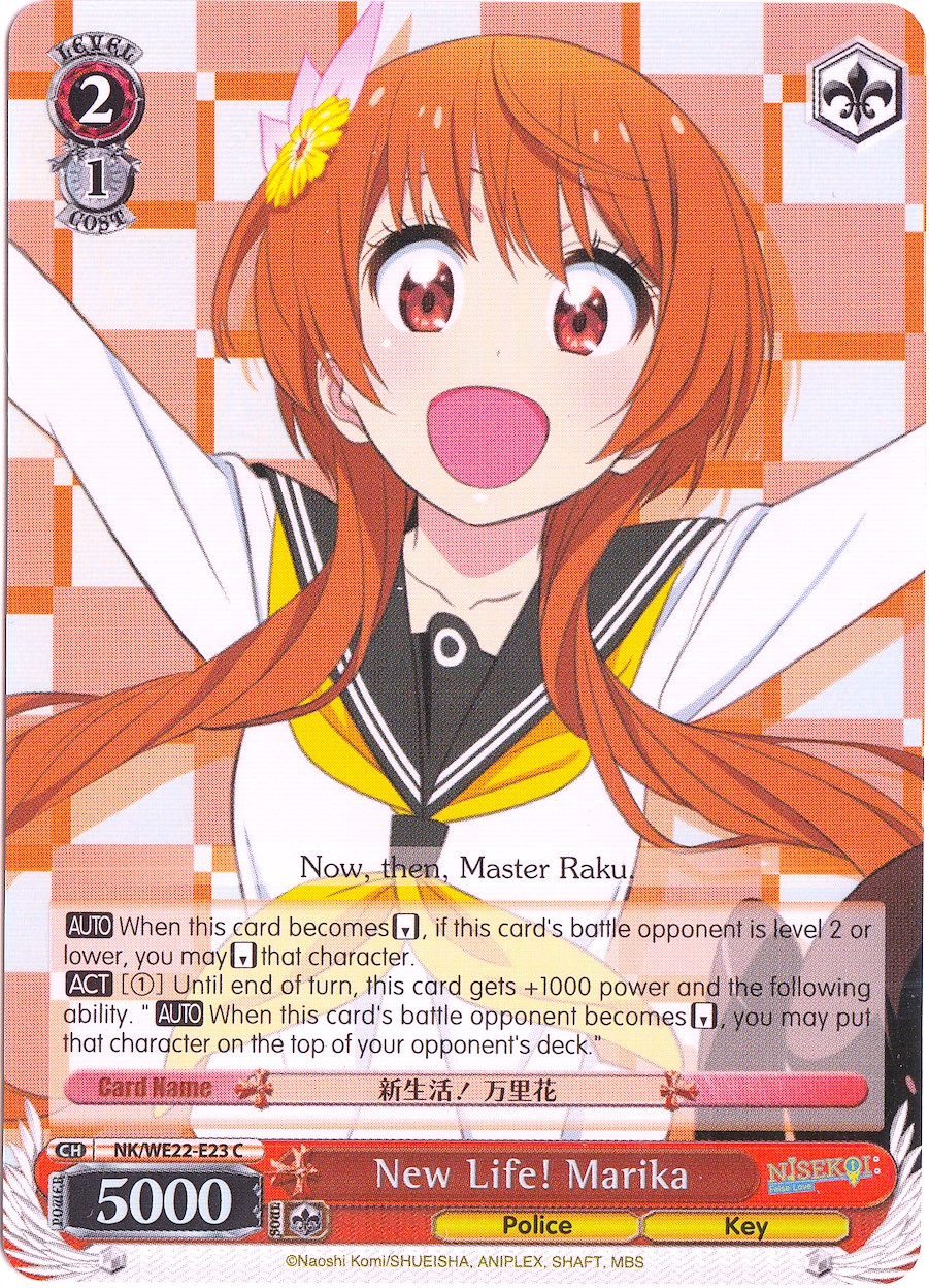 New Life! Marika (Parallel Foil) (NK/WE22-E23) - NISEKOI Extra Booster