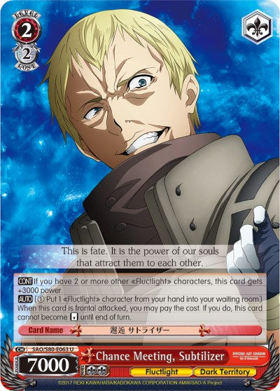 Chance Meeting, Subtilizer (SAO/S80-E063 U) - Sword Art Online -Alicization- Vol.2