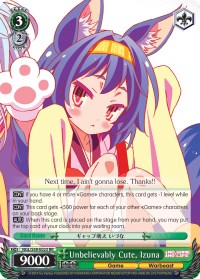 Unbelievably Cute, Izuna (NGL/S58-E023 RR) - No Game No Life