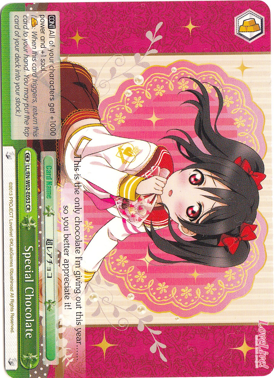 Special Chocolate (LL/EN-W02-E053 CR) - Love Live! DX Vol.2