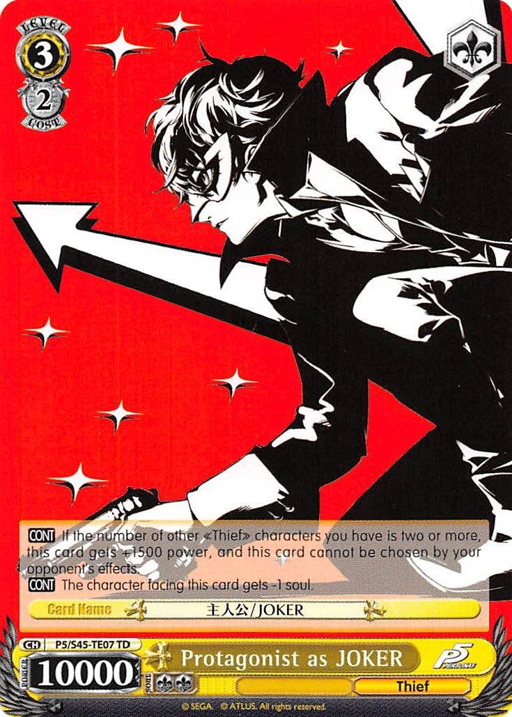 Protagonist as JOKER (P5/S45-TE07 TD) - Persona 5