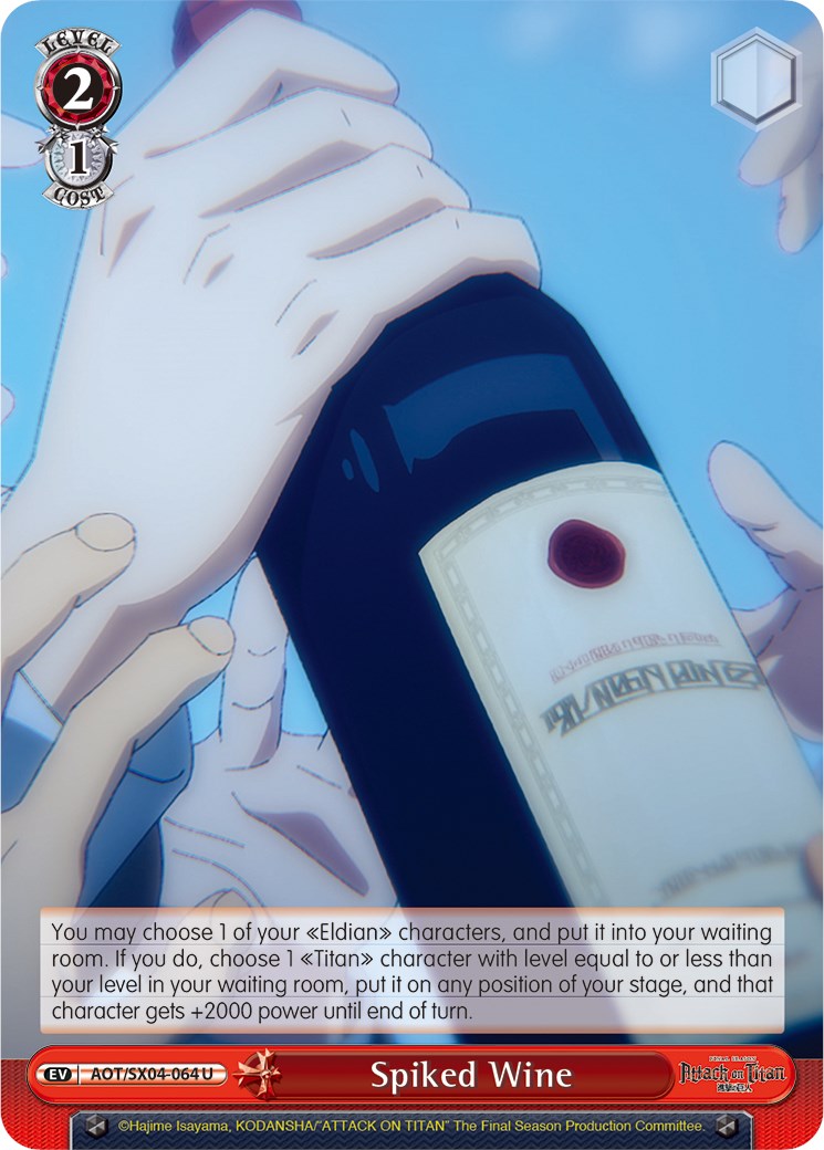Spiked Wine (AOT/SX04-064 U) - Attack On Titan: Final Season