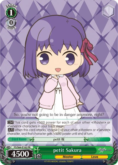 petit Sakura (FS/S64-E102 PR) - Fate/stay night [Heaven’s Feel]