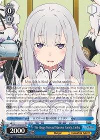 The Happy Roswaal Mansion Family, Emilia (SR) (RZ/S55-E065S SR) - Re:ZERO Vol.2