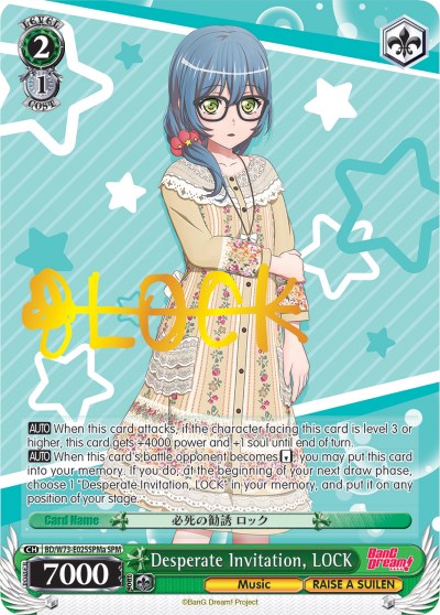 Desperate Invitation, LOCK (SPM) (A) (BD/W73-E025SPMa SPM) - BanG Dream! Vol.2